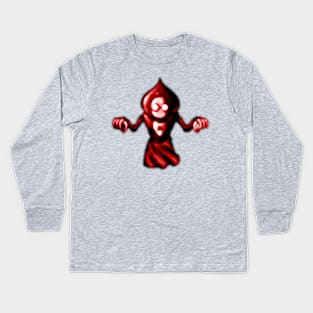 Flatwoods Monster's Ghost *RED Kids Long Sleeve T-Shirt